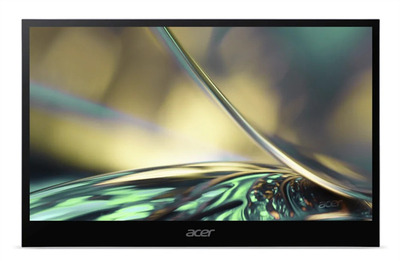 15,6'' ACER PM168QKTsmiuu OLED UltraThin Silver 10 point MultiTouch, 16:9, OLED, 3840x2160, 1ms, 400cd, 60Hz, 1xMiniHDMI + 2xType-C(20W), 1Wx2, HDR 400, Delta E<2