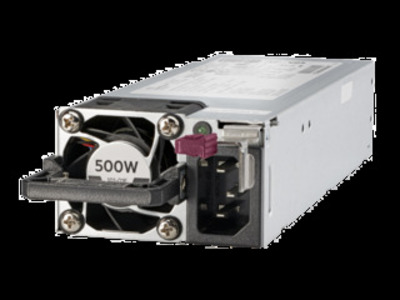 HPE Hot Plug Redundant Power Supply Flex Slot Platinum Low Halogen 500W Option Kit for DL20/ML30/ML110/DL160/DL180/DL325/DL360/380/385 ML350 Gen10