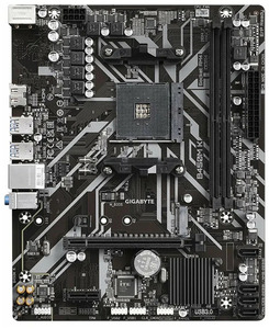 GIGABYTE B450M K, AM4, B450, 2*DDR4, HDMI, 4 SATA 6 Гб/с, M2, Audio, Gb LAN, USB 3.2, USB 2.0, mATX