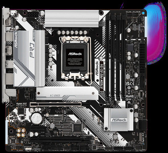 ASROCK B760M PRO RS/D4, LGA1700, B760, 4*DDR4, HDMI+DP, 4xSATA3 6.0 (RAID), M.2 Socket, 3xUSB 3.2, 2xUSB2.0, Type-C, mATX; 90-MXBKL0-A0UAYZ