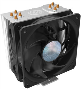 Cooler Master Hyper 212 EVO V2 with 1700 (150W, 4-pin, 154mm, tower, Al/Cu, fans: 1x120mm/62CFM/27dBA/1800rpm, 2066/2011-v3/2011/1700/1200/115x/AM4/AM3+/AM3/AM2+/ AM2/FM2+/FM2/FM1)