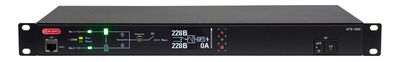 ELEMY ATS, 1U, 220B, 32A, Индикация: OLED-дисплей, Мониторинг: WEB, SNMP, Modbus-TCP, Вход (2) IEC309 кабель 2.4м, Выход (2) C19 (9) C13