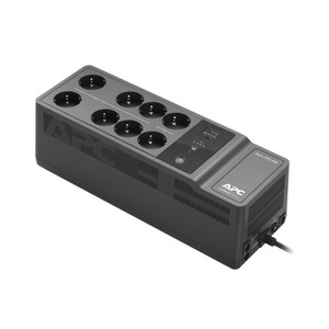 APC Back-UPS ES 850VA/520W, 230V, 8 Schuko (2 Surge & 6 batt.), USB, USB charge(type A,C), Data/DSL protect.,(BE700G-RS, BE850G2-GR analogue), 1 year warranty