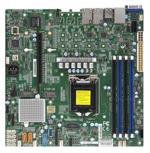 Supermicro Motherboard 1xCPU X11SCM-F E-22**/ UpTo4UDIMM/ 6x SATA3/ C246 RAID 0/1/5/10/ 2xGE/ 1xPCIx16, M.2 Interface: 1 SATA/PCI-E 3.0 x4 and 1 PCI-E 3.0 x4(9.6" x 9.6")