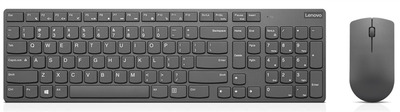 Lenovo Professional Ultraslim Wireless Combo Keyboard and Mouse- Russian/Cyrillic ( 1 x 2.4 GHz nano USB receiver, 1 x micro USB charging cable, 2 x AAA batteries