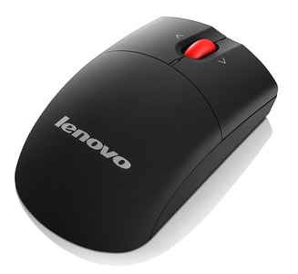 Lenovo Laser Wireless Mouse ( 1600 DPI, 4-way scroll wheel, Laser sensor, 2 AA batteries)