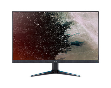 ACER 27" Nitro VG270Ubmiipx (16:9)/IPS(LED)/ZF/2560x1440/75Hz/1 (VRB)ms/350nits/1000:1/2xHDMI + DP(1.2a)+Audio out/2Wx2/DP/HDMI FreeSync/Black with blue stripes on footstand