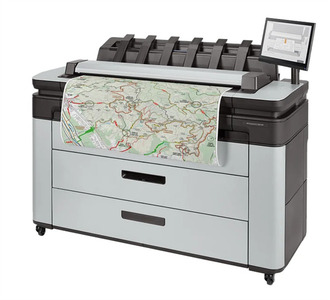 HP DesignJet XL 3600 dr MFP (p/s/c, 36",2400x1200dpi, 3 A1ppm, 128GB, HDD 500GB,2 rollfeed, autocutter,output tray, stand, Scanner 36",600dpi, 15,6" touch display, extUSB, GigEth, 90 day warr)