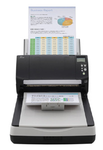Fujitsu scanner fi-7280 (flatbed, CCD, A4, long document to 210x5588 mm, 600 dpi, 80 ppm/160 ipm, ADF 80 sheets, Duplex, 1 y warr)