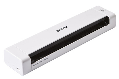 Мобильный сканер Brother DS-720D, A4, 7,5/5 стр/мин, 600 dpi, двухстороннее сканирование, белый, USB