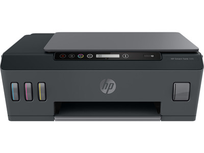 HP Smart Tank 500 AiO Printer (p/c/s, A4, 4800x1200dpi, CISS, 11(5)ppm, 1tray 100, USB2.0, 1y war, cartr. B 18K & 8K CMY in box)