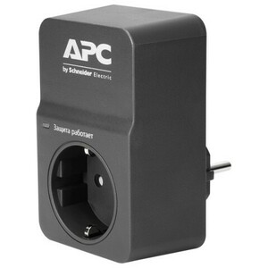 APC Essential SurgeArrest 1 outlet 230V, Black