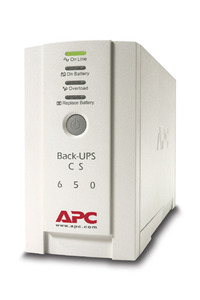 APC Back-UPS CS 650VA/400W, 230V, 4xC13 outlets (1 Surge & 3 batt.), Data/DSL protection, USB, PCh, user repl. batt., 2 year warranty
