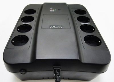 Powercom Back-UPS SPIDER, Line-Interactive, 1000VA/550W, Tower, Schuko, USB (688277)