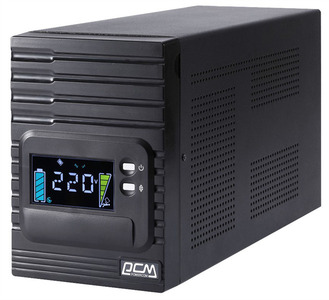 Powercom Smart King Pro+ SPT-1000, Line-Interactive, LCD, 1000VA/800W, SNMP Slot, black (1152559)